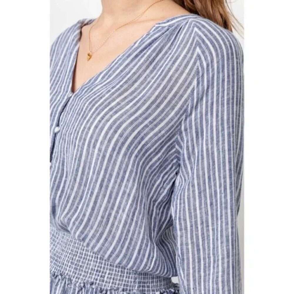 Rails Jasmine Linen Blend Drop Elastic Waist Dres… - image 4